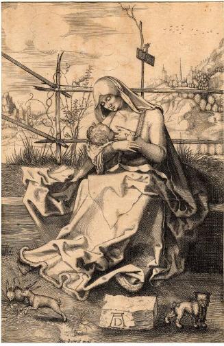 Virgin Suckling The Child by Albrecht Durer