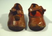 Pair of Brown Leather Shoes