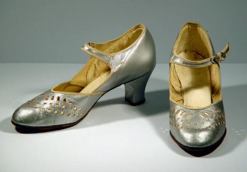 Pair of Silvered Shoes