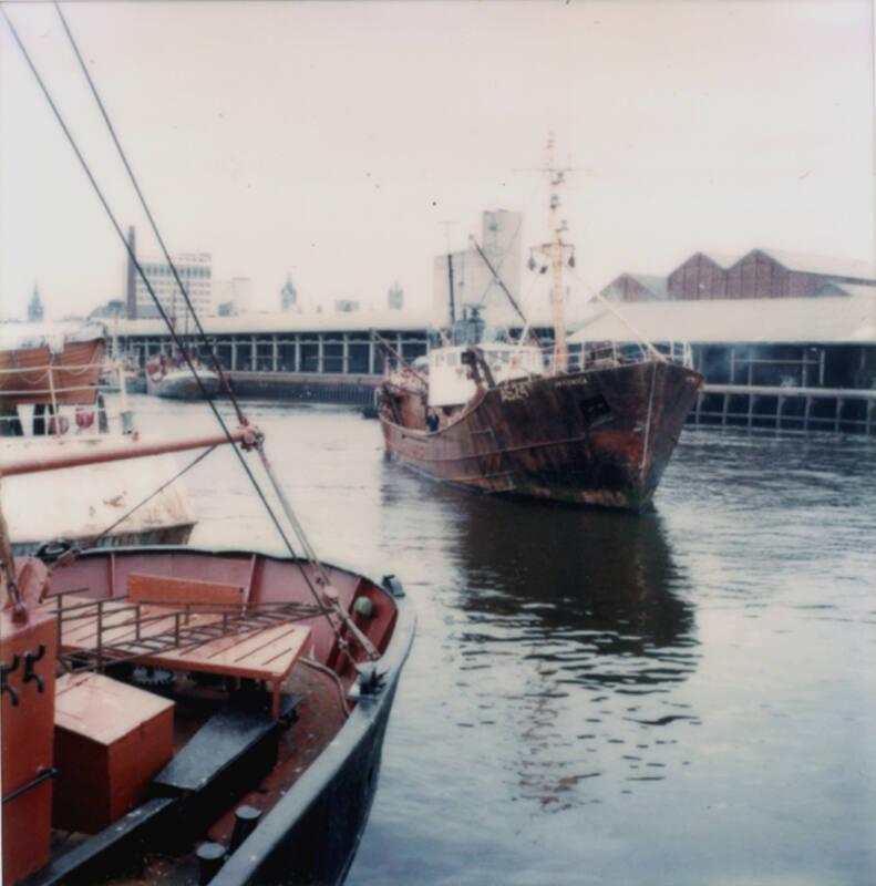 Colour Photograph Showing The Fishing Vessel 'japonica' In Aberdeen Harbour