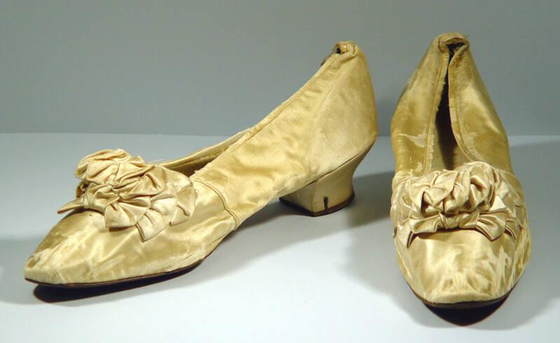 Ivory Silk Shoes