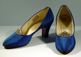 Satin Court Shoes With Buckle