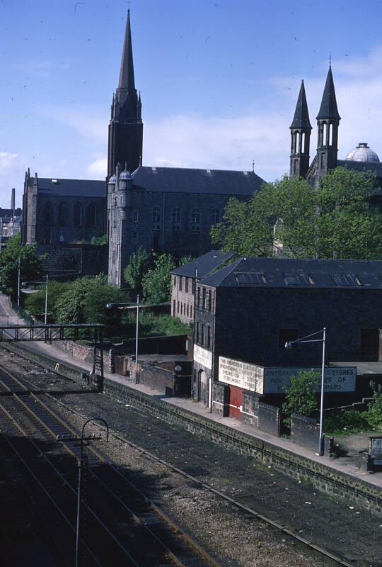 View Across Denburn Railway to Triple Kirks 