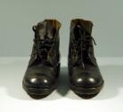 Child's Black Leather Utility Boots