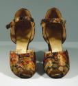 High Heeled Brocade Shoes
