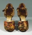 High Heeled Brocade Shoes