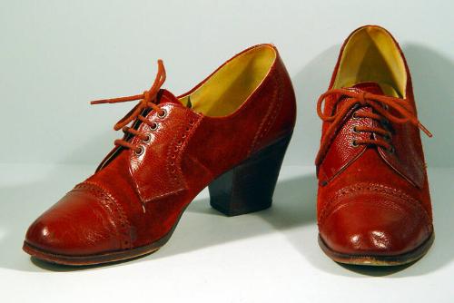 Pair of Brogue Lace-Up Shoes