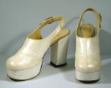 Ladies White Platform Shoes