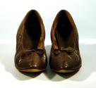 Brown Leather Court Shoes 