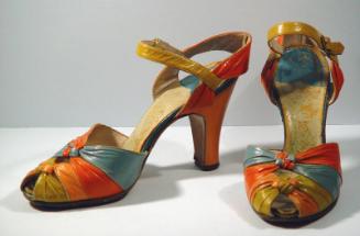 Leather Multi Coloured Sandal