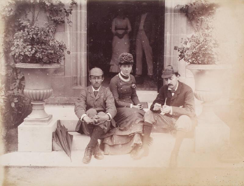 Family Group at Erigmore by unknown associated with Sir John Everett Millais