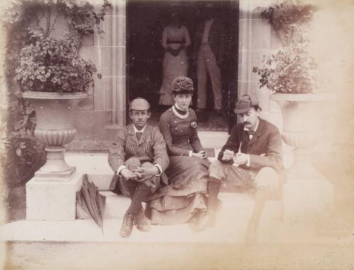 Family Group at Erigmore by unknown associated with Sir John Everett Millais