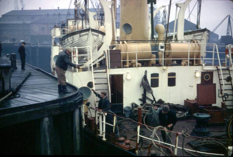 Unidentified North Boat, possibly St Ola (II)?, at the quayside