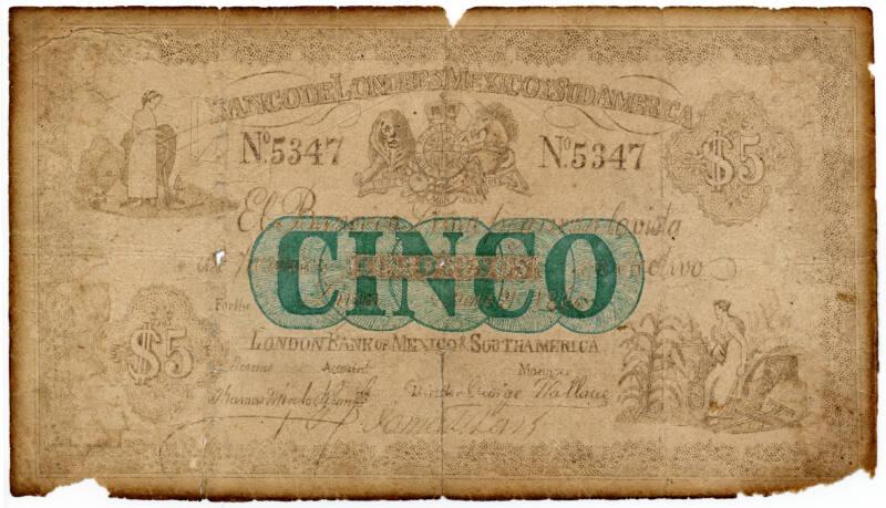 Five-dollar Note (Peru)