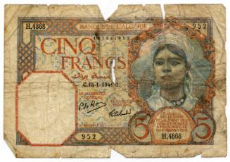 Five-franc Note (Algeria)