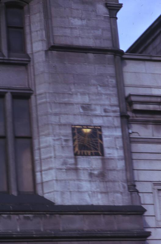 Town House - Tolbooth Sundial 