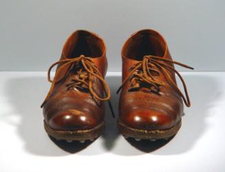 Brown Leather Walking Shoes