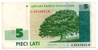 Five-lati Note (Latvia)