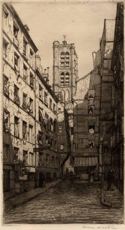 Rue Grenier Sur L'eau by Herman A Webster