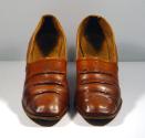 Tan Square Toe Shoes