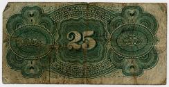 Twenty-five Cent Note (USA) (Civil War Fractional Currency)