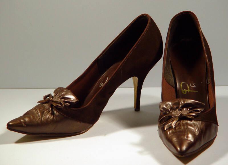 Brown Stilleto Heeled Shoes