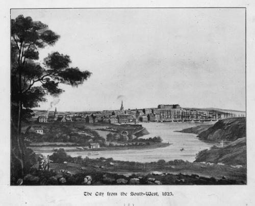 The City from the South-West, 1825