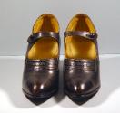 Pair of Ladies Brown Leather Shoes