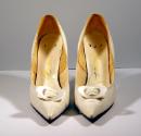 Ladies White Court Shoes