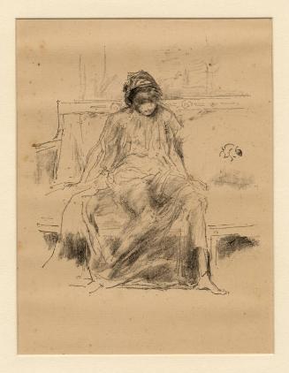 Study Of A Figure by James McNeill Whistler