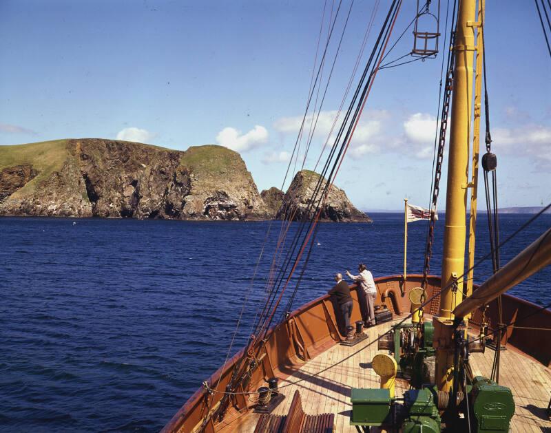 View across the foredeck of Earl of Zetland (II) 
