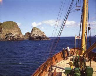 View across the foredeck of Earl of Zetland (II) 
