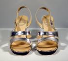 Pair Of Silver Evening Shoes