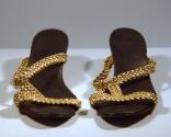 Gold 1950s Sandals