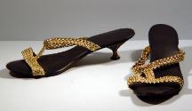 Gold 1950s Sandals