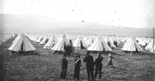 BB Camp Probably in Glasgow for Jubilee Celebrations of Boys Brigade