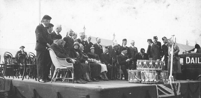 Dignitaries in Glasgow for Jubilee Celebrations of Boys Brigade