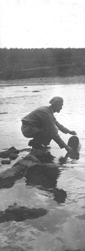 Washing Pot In River, Probably BB Camp