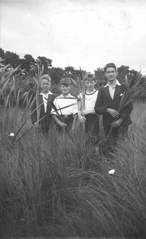 Collecting Reeds Possibly at BB Camp