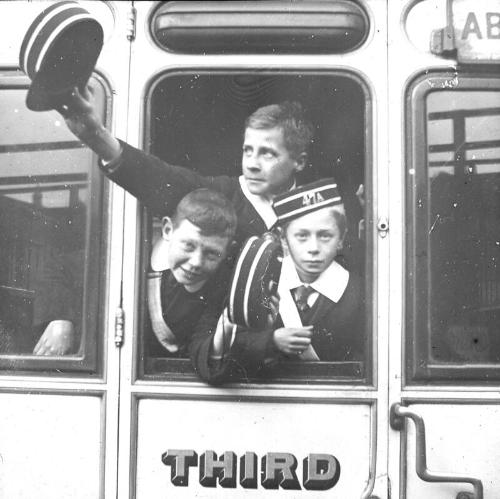 Members of BB In Rail Carriage