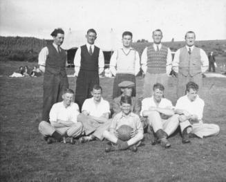 Football Team Probably at BB Camp in Torphins 