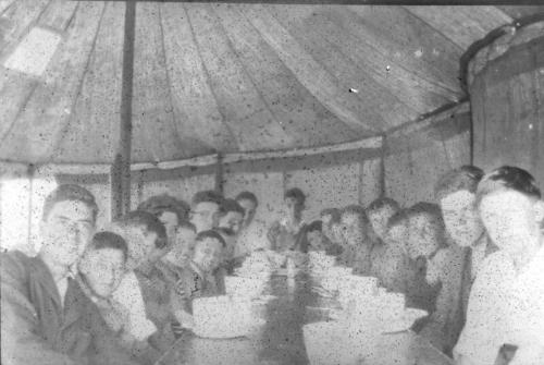 Mess Tent at Boys Brigade Camp at West Maldron Torphins