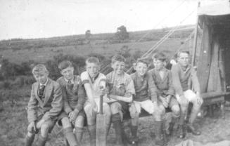 Group During Visitors Day at Boys Brigade Camp at West Maldron Torphin