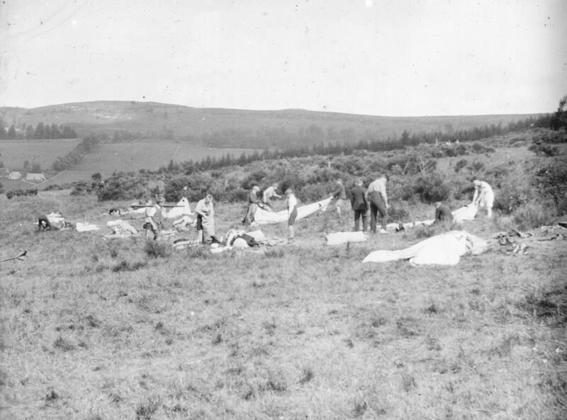 Striking Camp at Boys Brigade Camp at West Maldron Torphins