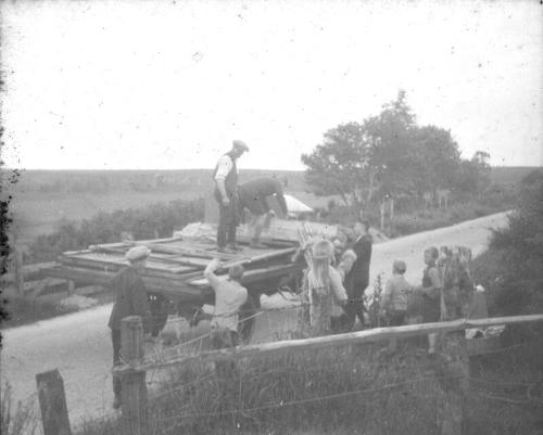 Arrival of Advance Party at Boys Brigade Camp, Torphins