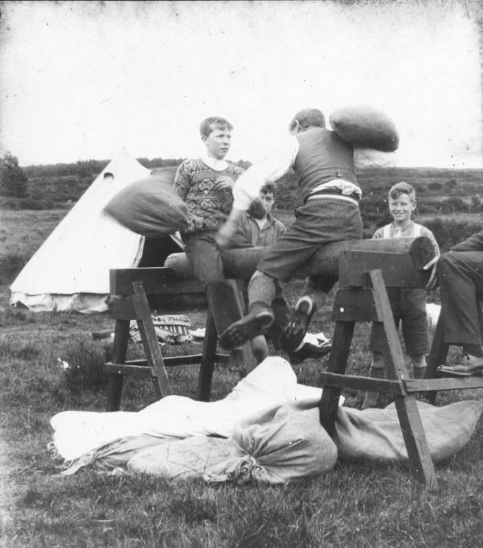 Pillow Fight at Boys Brigade Camp, Torphins