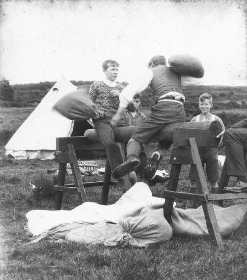 Pillow Fight at Boys Brigade Camp, Torphins