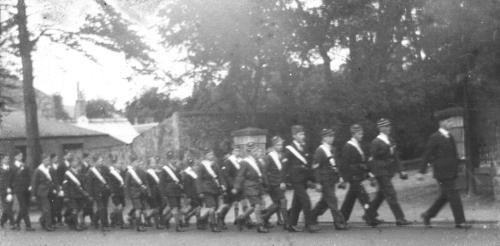 Boys Brigade Council on Church Parade 