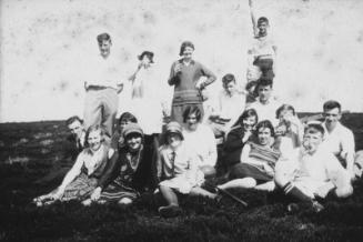Group on Top Of Hill O' Fare, from Visitors' Day at Boys Brigade Camp, Torphins 
