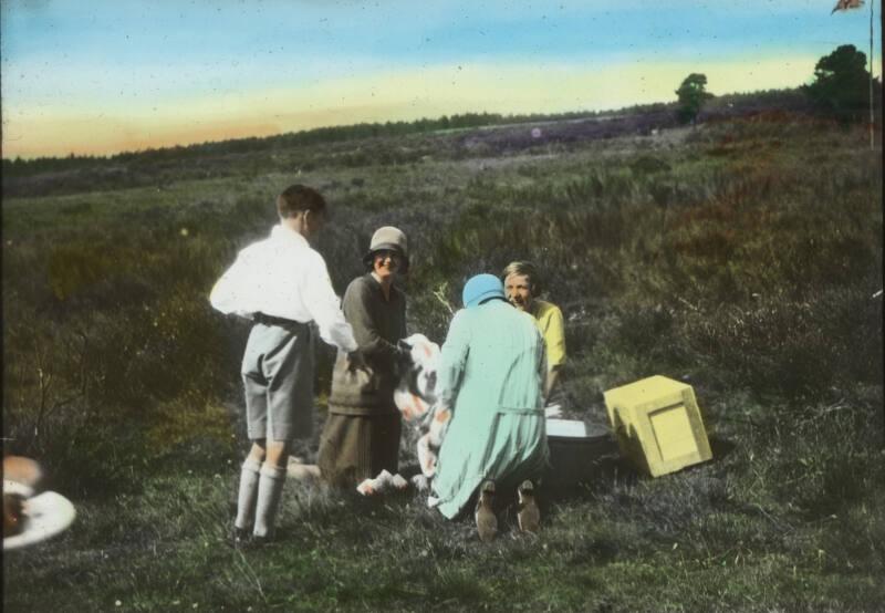 Visitors Washing Up at Boys Brigade Camp, Torphins 